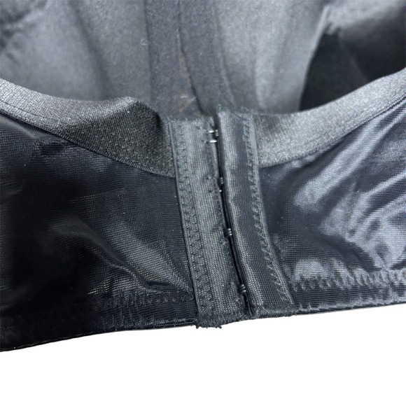 Avenue Black Lace Size 52DD Balconette Bra Underwire Adjustable straps - Picture 6 of 11